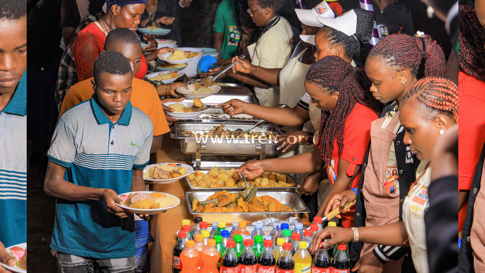 When the long-awaited moment of feasting arrived,