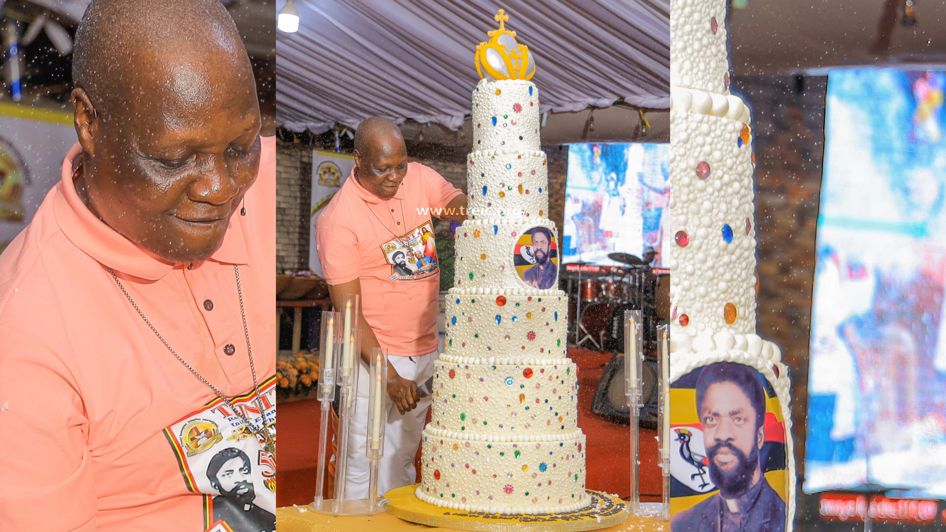 The cake is stunning and huge, which depicts the 54th celebration and convinces us to take the test when it's necessary.