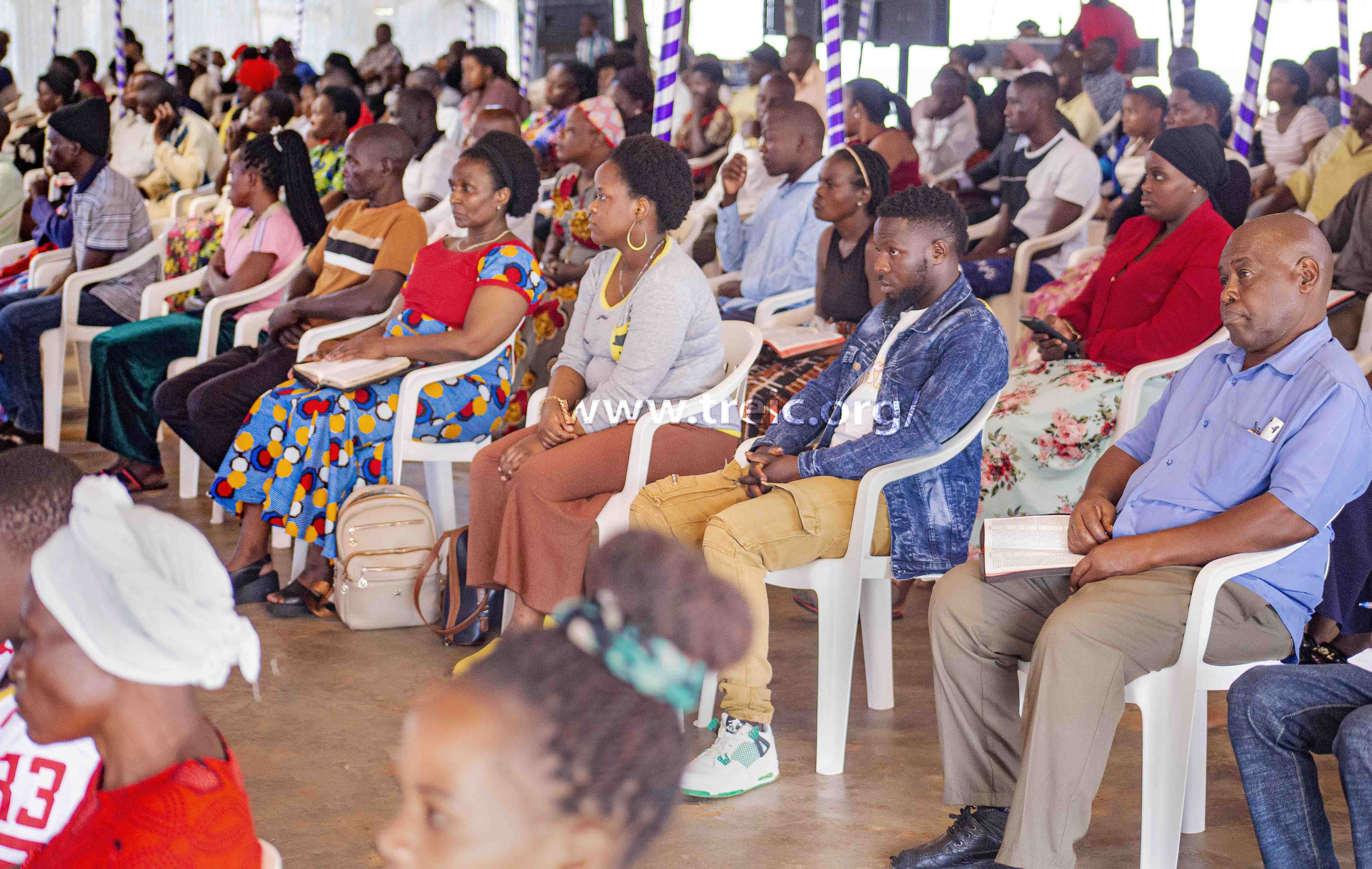 Looking stunning and amazed seeing these great miracles happening here in our Sunday Service